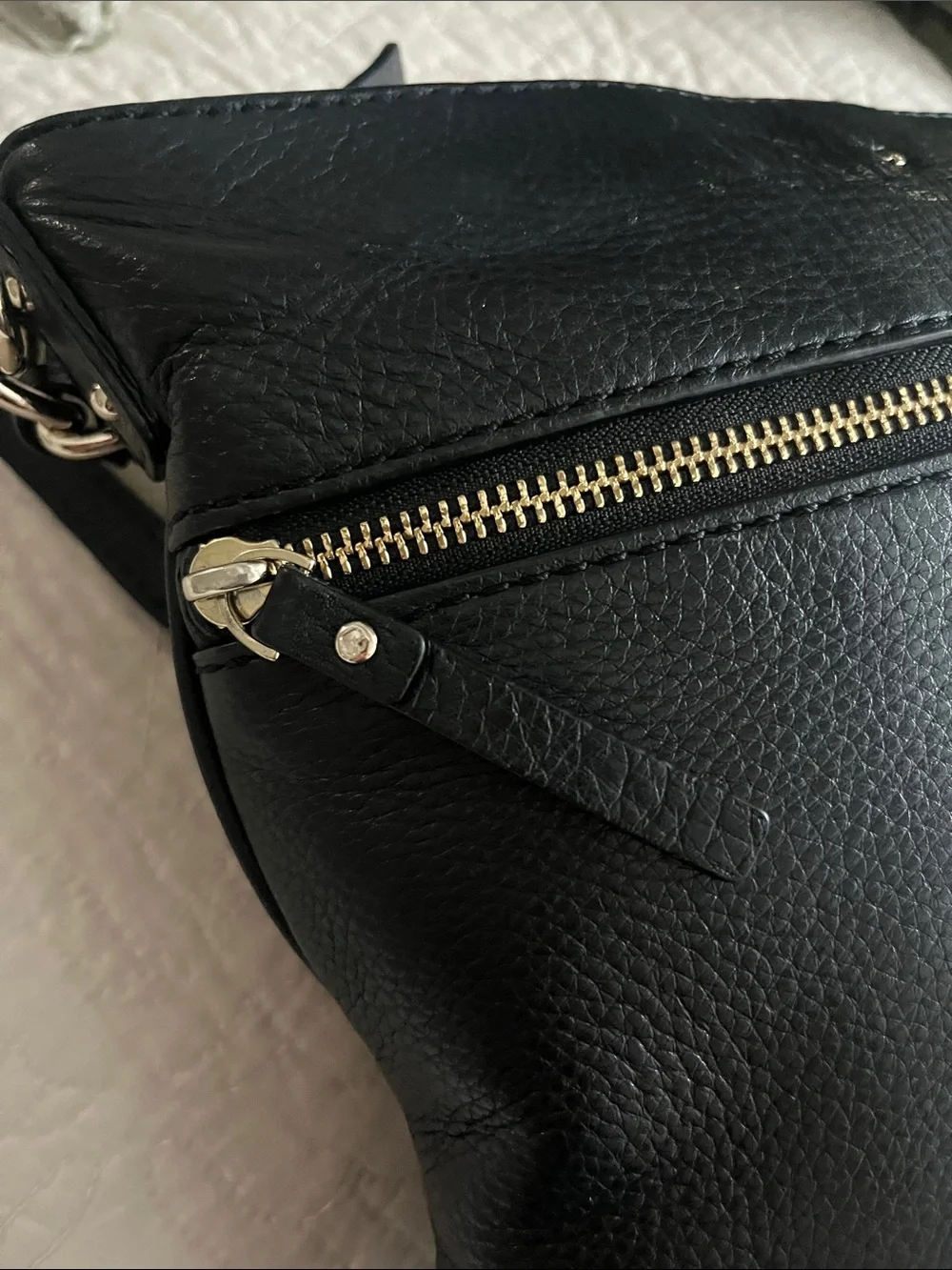 Kate Spade New York Cobble Hill Ellen Black Leather Crossbody Bag